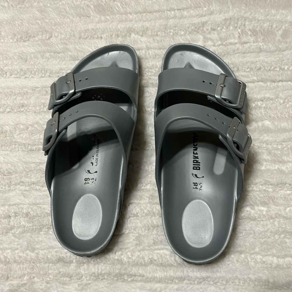 Birkenstocks plastic worn once